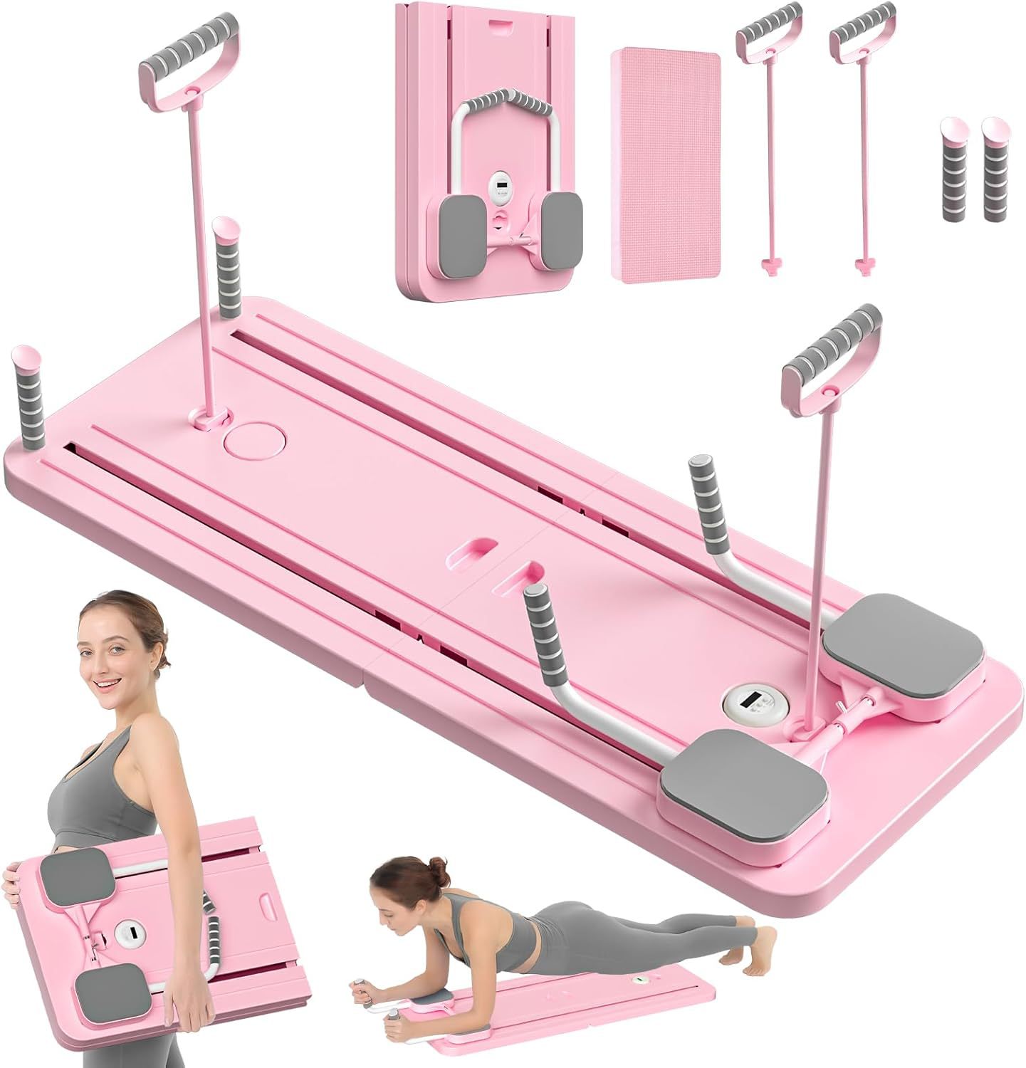 Multifuncional abdominal-building board 4 - in - 1 fitness board plegable Pilates abdominal-building board chest exercise board support