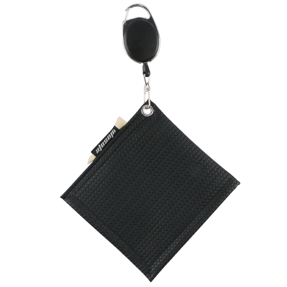 Nuevo Club de Golf pelota de limpieza paño Club fácil de tirar colgando hebilla toalla retráctil fácil de tirar cuerda de alto grado Pu de cinco colores