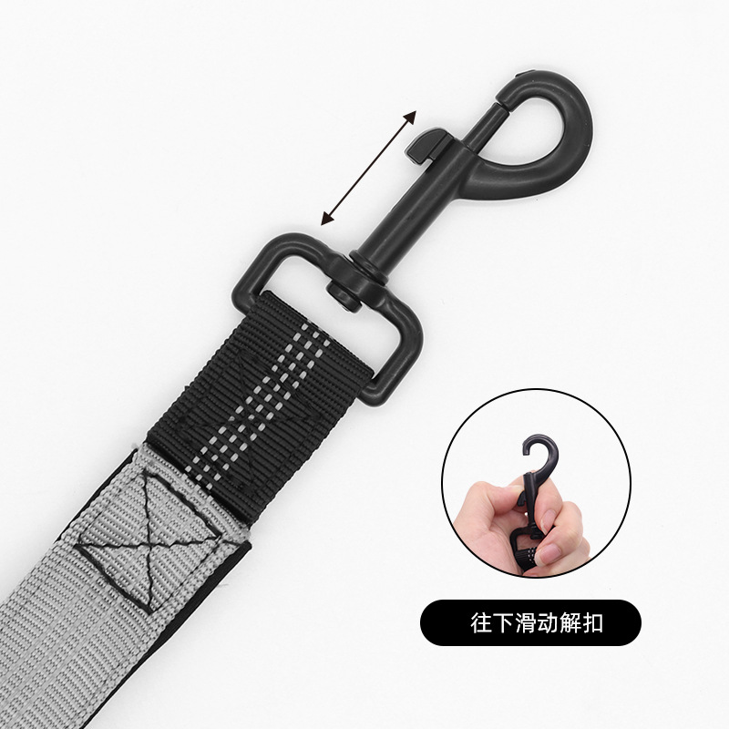 Cuerda de tracción para mascotas transfronteriza, anti-mordisco, cuerda para perro, perro grande, a prueba de explosiones, uno arrastra dos, suministros de cuerda para perro