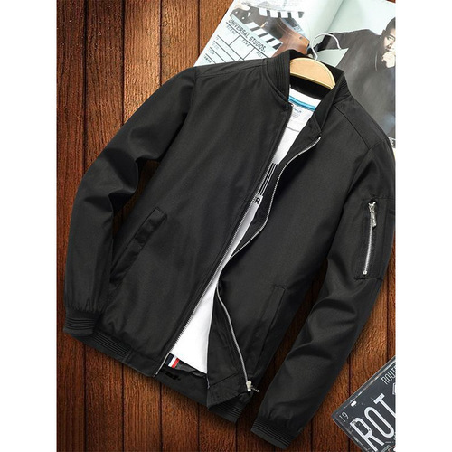 Spring and Autumn Men's Youth Leisure Plus Size Jacket Outerwear AliExpress Hot Selling Top Factory