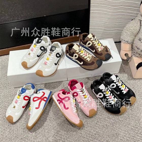 High Edition Luo Jia Ballet Training Shoes 2025 Spring New Genuine Leather Flat Casual Shoes Joker Forrest Gump Shoes sneaker