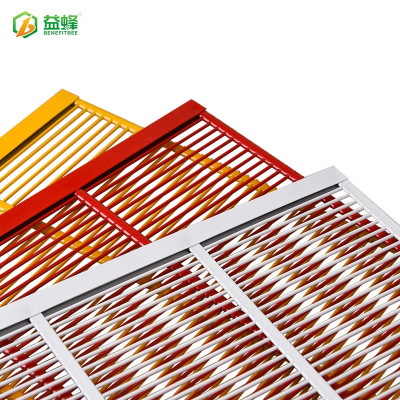 厂家直供金属隔王板意蜂加工喷漆颜色隔王栅蜂箱养蜂工具批发拿样