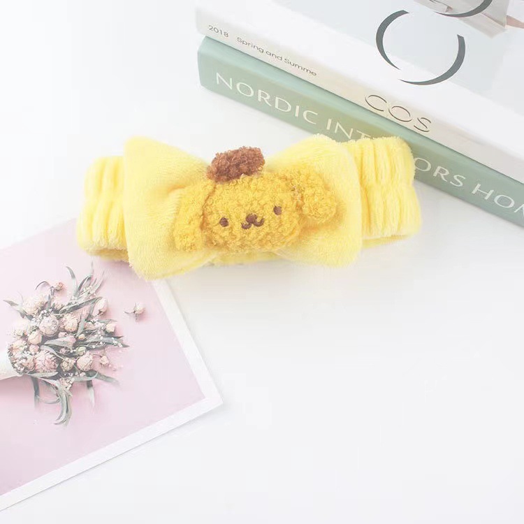 INS estilo arco chica lavado de cara banda de pelo hecho a mano conveniente mascarilla banda de pelo Fuente de la fábrica