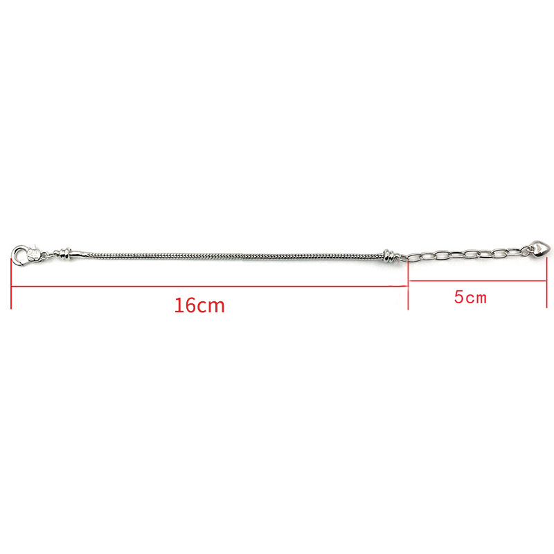 1 pulsera panjia pulsera de cuentas de agujero grande hecha a mano hecha en casa ajustable joyería hecha a mano DIY collar pulsera Accesorios