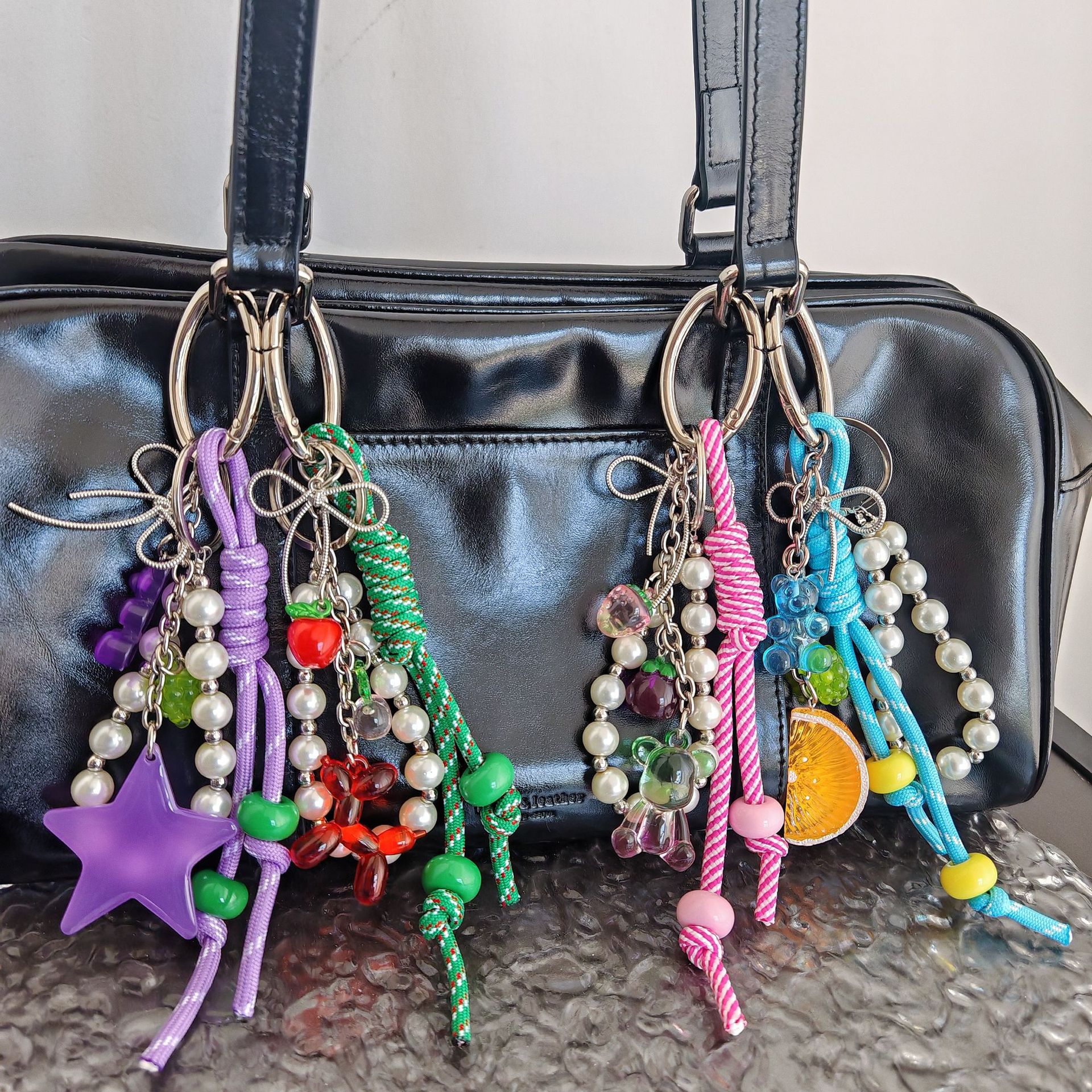 40g Weight Bag Pendant Classification 1 Piece All Seasons Resin Fruit Bag Pendant