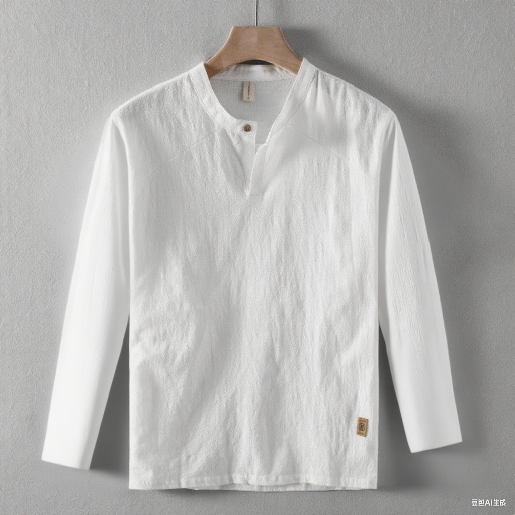 White long sleeve model