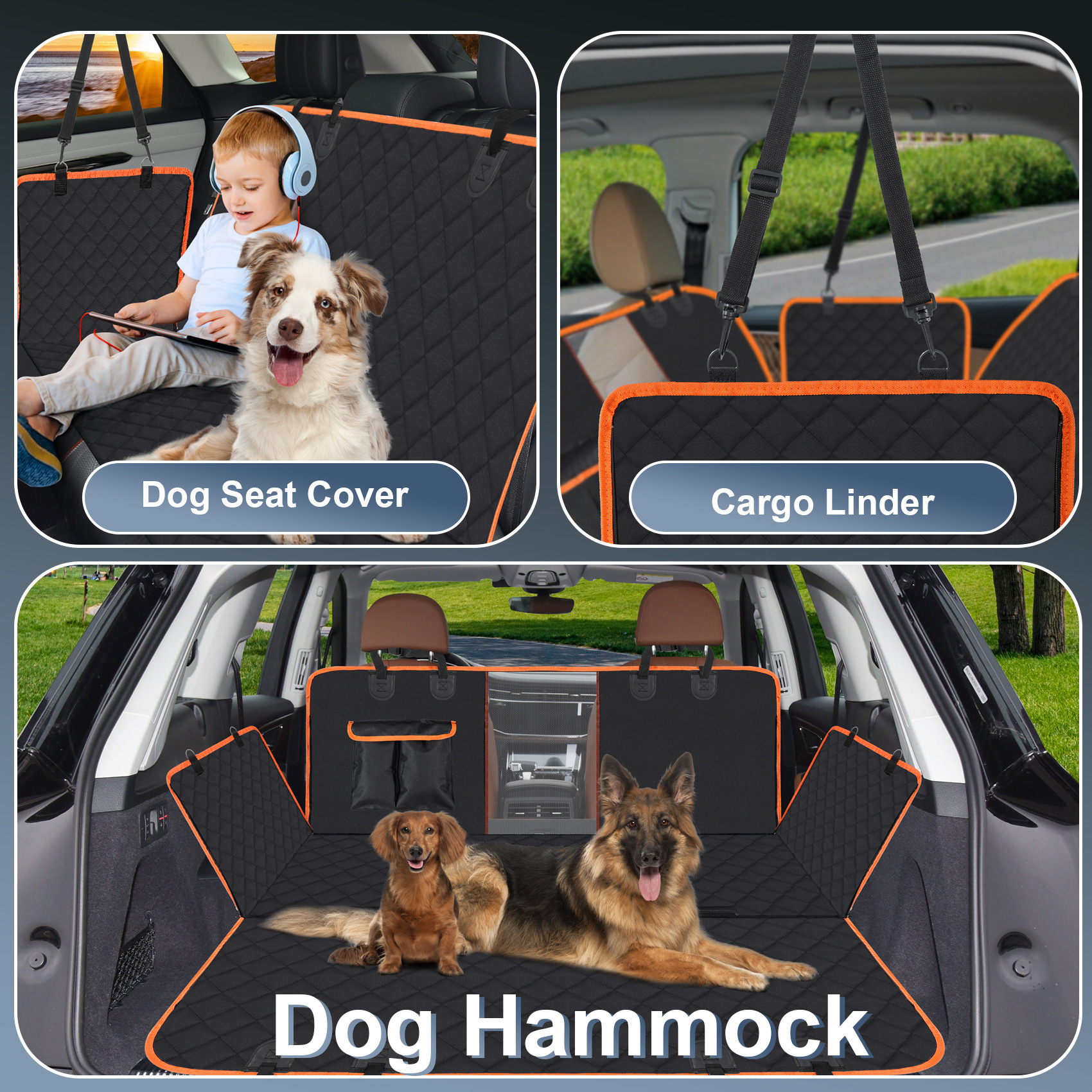 Almohadilla para coche para mascotas Nuevo producto Asiento para coche para perro Almohadilla antisuciedad trasera del coche Asiento trasero para coche Almohadilla para perro Suministro directo de fábrica
