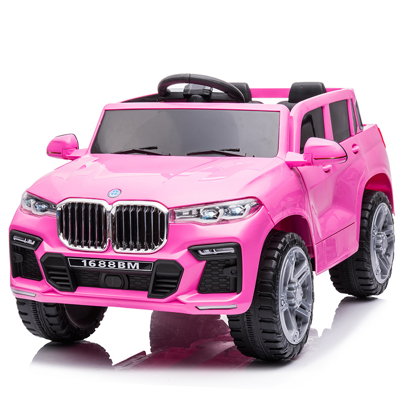 Pickup para niños, coche eléctrico de control remoto para niños, bicicleta eléctrica de cuatro ruedas para sentarse