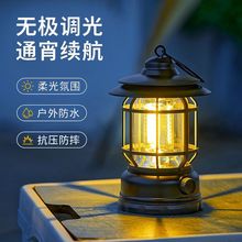 跨境露营灯户外灯照明充电宝家用太阳能野营灯长续航太阳能帐篷灯