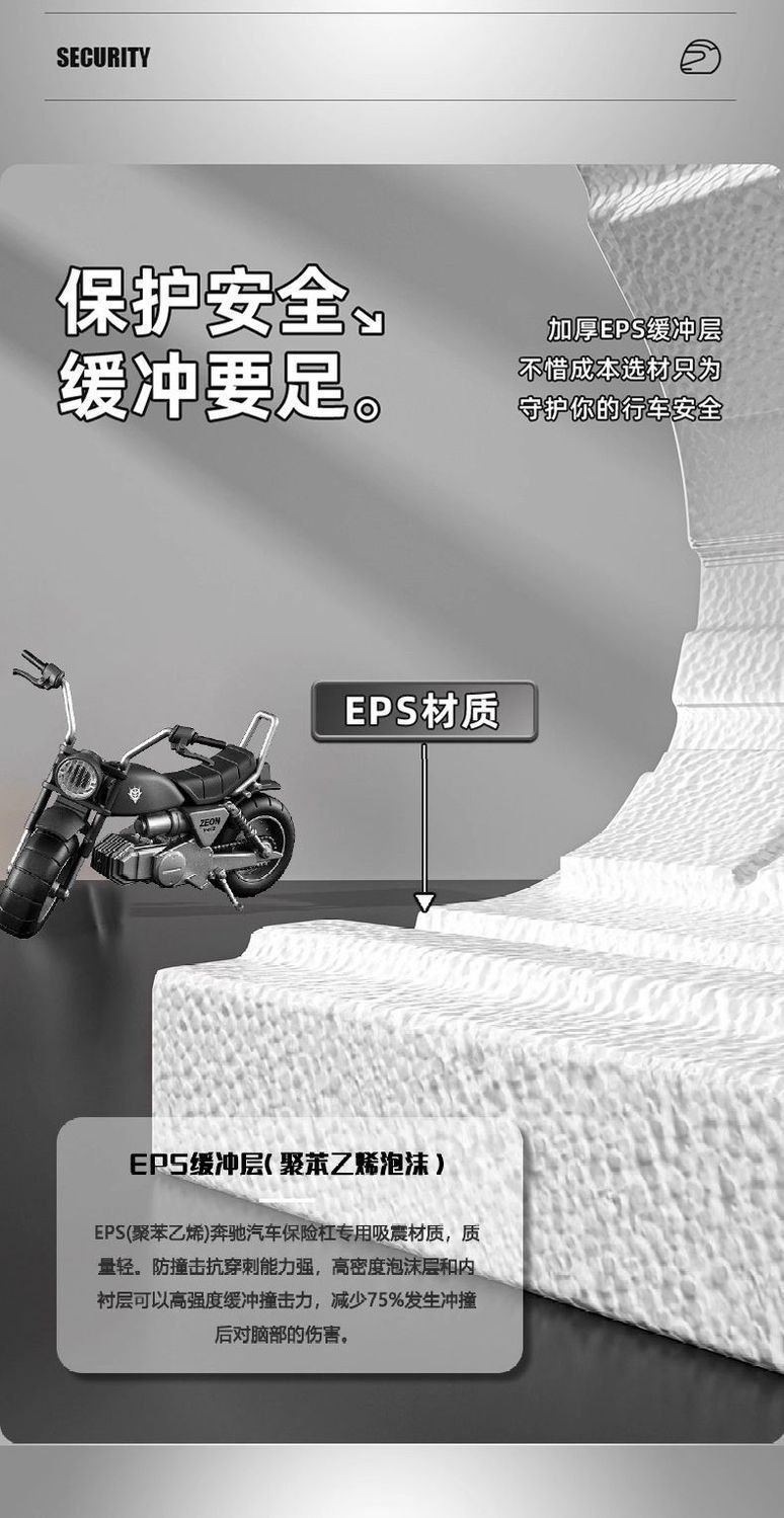3C Certified Electric Motorcycle Helmet for Men and Women
