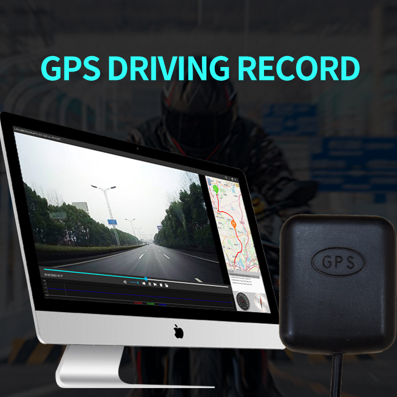 Motorcycle Driving Recorder Hd Dual 1080P Waterproof Front and Rear Camera Motorcycle Recorder Gps Wifi