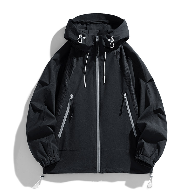 Veste de sport de plein air ample à capuche pour hommes, nouvelle collection automne et hiver 2024_voghion.com