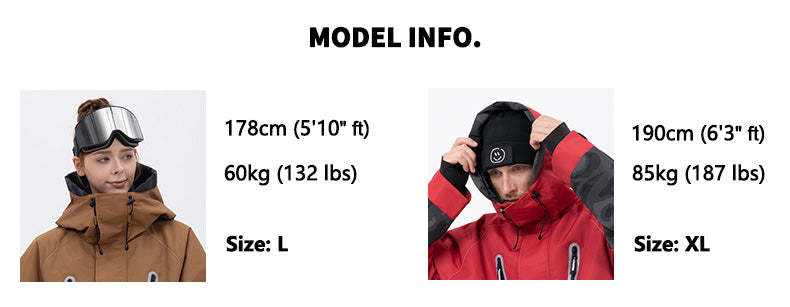 001 SNOWVERB Snowboard OVERSIZE Cross-Border Pants Women's Ski Suit Waterproof Loose Men's Outdoor_voghion.com