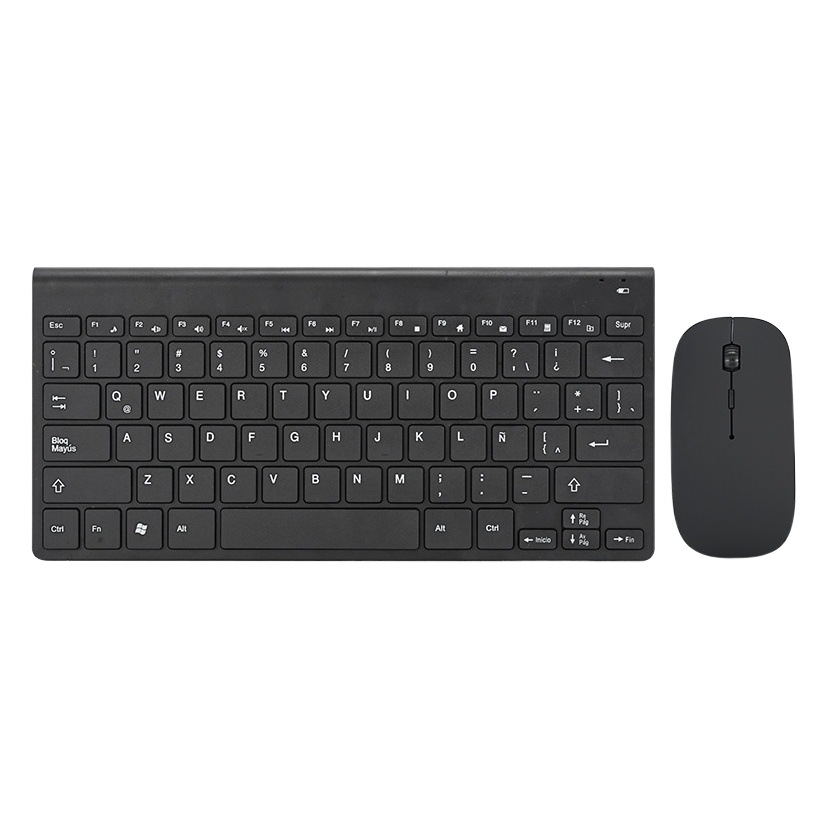 Teclado inalámbrico español Teclado Español Latino Teclado de computadora Práctica española Tecla inalámbrica