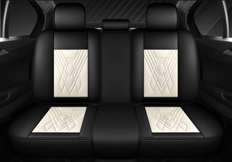 2026 New Model Full-Cover Integrated Leather/Leather-Like Ice Silk Five-Seater Universal Car Seat Cushion and All-Season Seat Cover