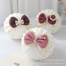 婴儿帽子春秋薄款印度帽男女宝宝可爱韩版胎帽新生儿护囟门帽睡帽