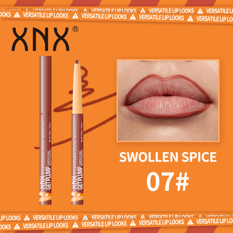 Transfronterizo XNX nuevo lápiz labial rotativo de 12 colores lápiz labial humectante duradero no se desvanece lápiz labial en stock