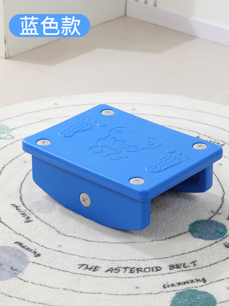 Plataforma de equilibrio sensorial de plástico entrenamiento sensorial de niños rehabilitación vestibular doméstica juguetes de educación temprana tabla de equilibrio tabla de sierra W