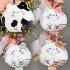かわいいにゃストラップのしっぽがギシギシ猫のぬいぐるみins少女心キーホルダー女子プレゼント
