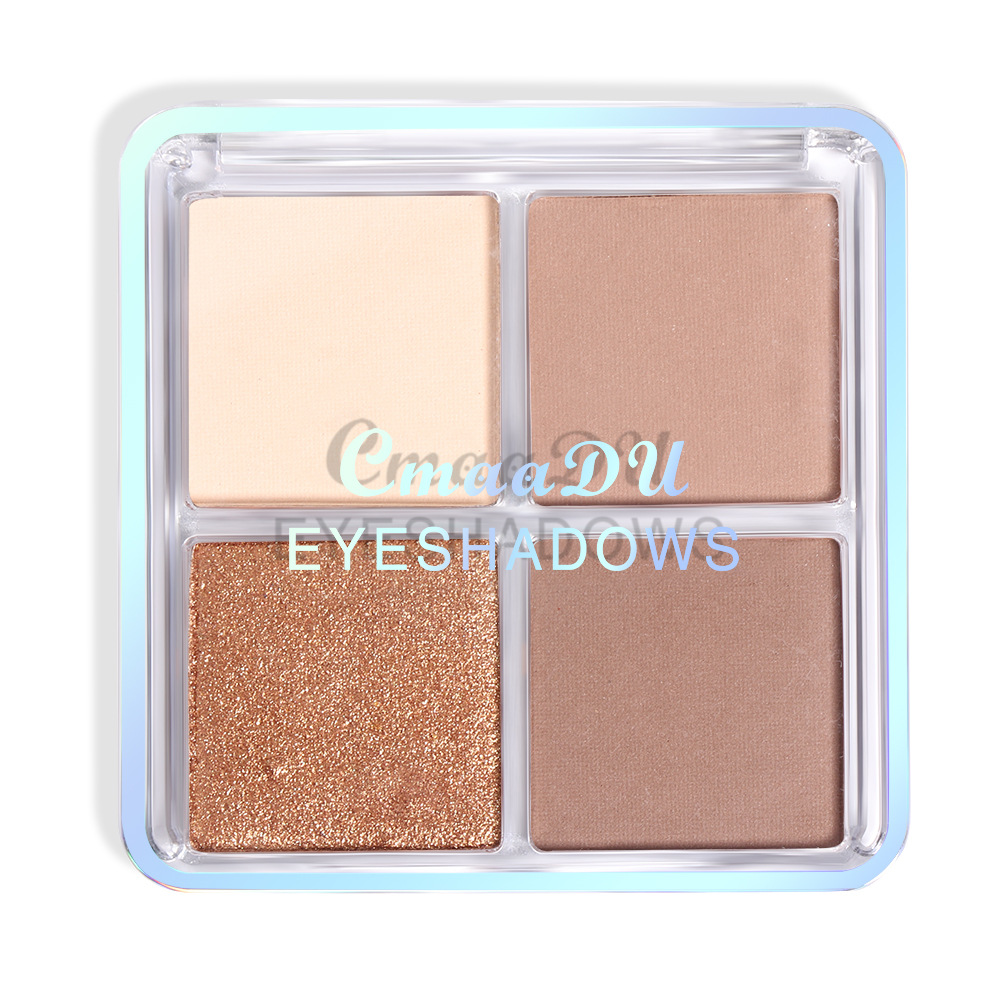 Check it out! Link Disclaimer - Exclusive for foreign trade :CmaaDU 4-color Eyeshadow matte Pearlescent Eyeshadow palette undefined