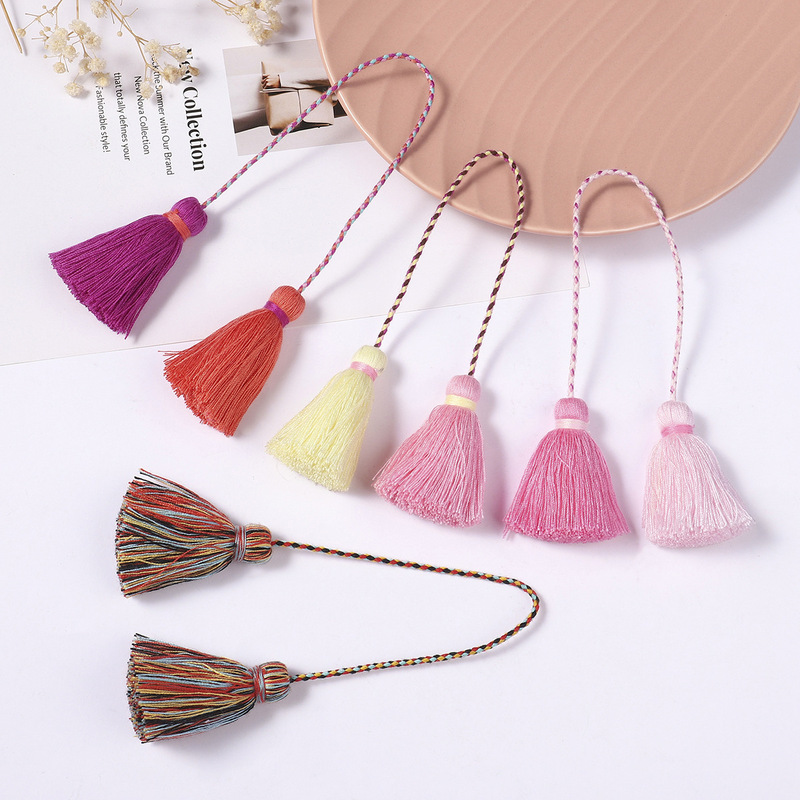 New Style Asymmetrical Double-Ended Tassel Sachet Clothing Christmas Dragon Boat Festival Double-Ended Tassel Bamboo Basket Tassel Pendant