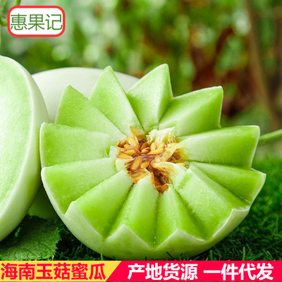 海南玉菇蜜瓜10斤整箱玉菇甜瓜香瓜可口蜜新鲜水果软糯香甜批发|ms