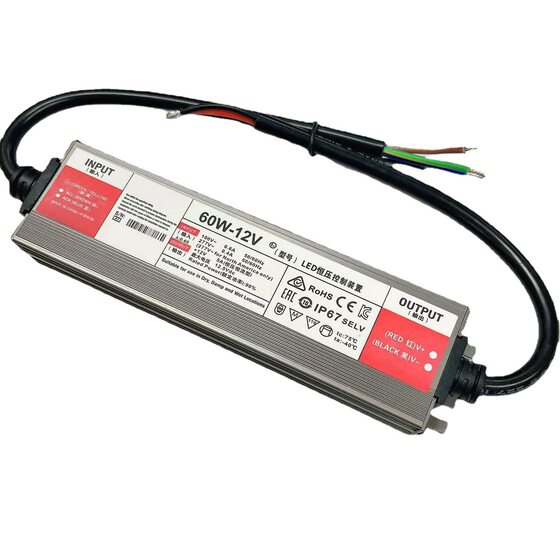 LED waterproof drive power supply 12V/24v10-600w constant voltage switching power supply outdoor lighting power adapter