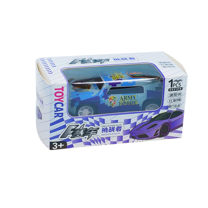 Warrior, children's metal toy car for boys, racing car, car model, gift box, set