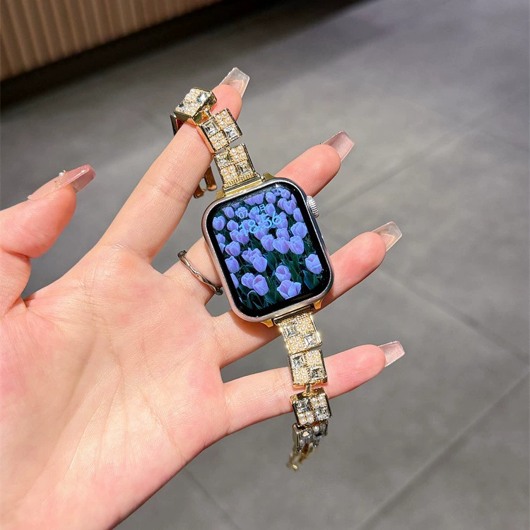 Кроссбордер горячие блоки интегрированный тип подходит для applewatchs9 ремешок для Apple Watch 8/7/6/5/4/3 ультра