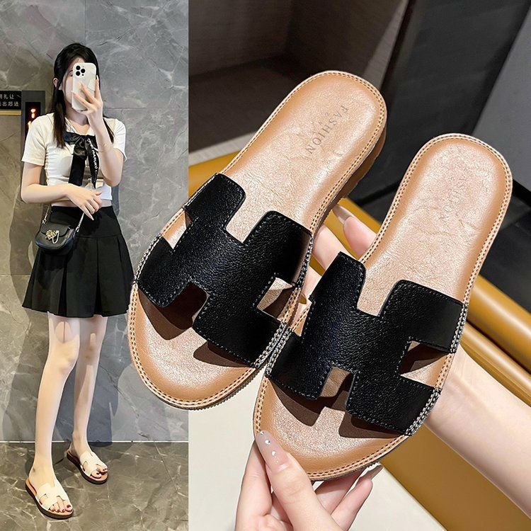 Elegant summer women's slippers