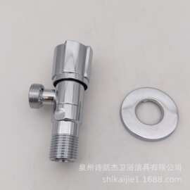 厂家批发三条轮不锈钢厨房卫生间冷热水止水阀快开不锈钢万向角阀