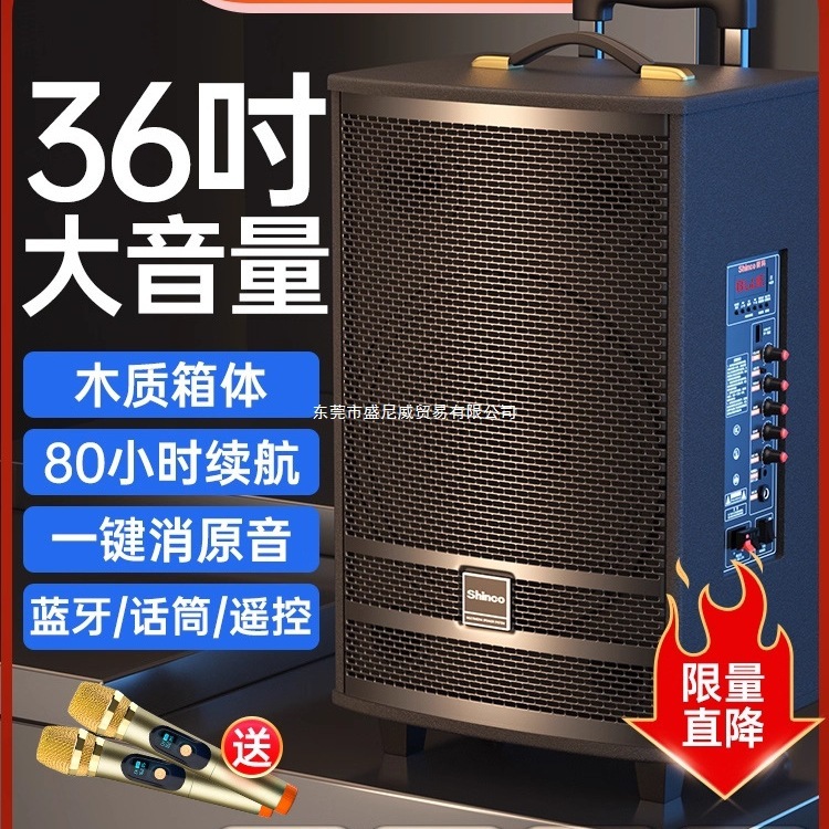 新科广场舞音响2025新款户外k歌专用大功率拉杆音箱蓝牙专业演出|undefined