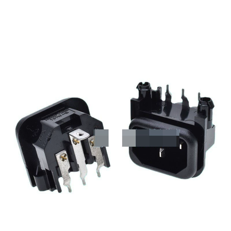 Оригинальный RF Тайвань RONG FENG импортный сетевой разъем 701W-G IEC60320 C14 (вилка)