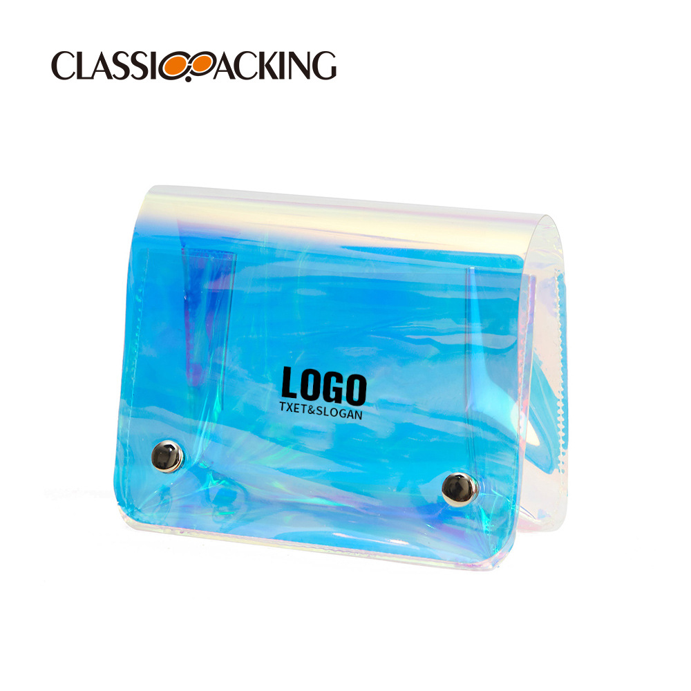 Fábrica al por mayor bolso cosmético simple impermeable color mágico lavado bolsa artículos de tocador traje de viaje bolsa cremallera logotipo imprimible