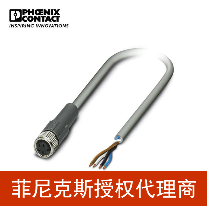 菲尼克斯 传感器/执行器电缆 - SAC-4P-10,0-C20/M 8FS - 1410959
