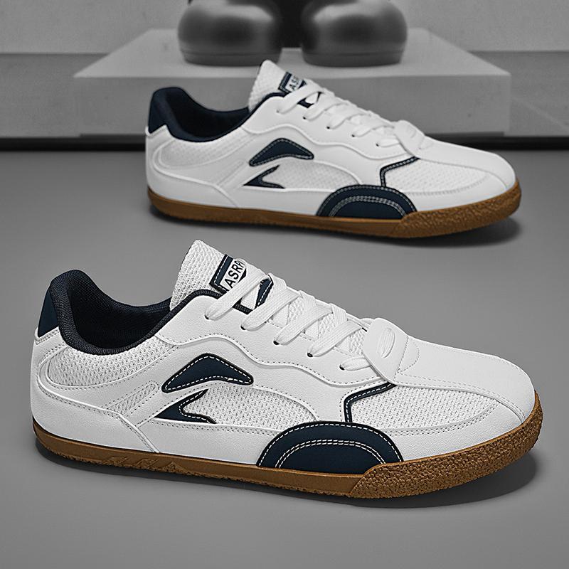 Zapatos de malla de gran tamaño transfronterizos para hombres Zapatos Forrest Gump retro delgados transpirables con suela blanda Zapatos casuales de moda de verano 2025 para hombres