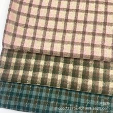 秋冬新款 7支加厚大衣外套 裙子 衬衫 鞋帽面料 仿毛呢色织格子布