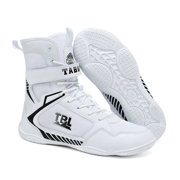 Professional Boxing Shoes for Boys and Girls, Wrestling Training Shoes, Women's Fitness Fighting and Sanda Shoes, Children's Free Fighting Shoes