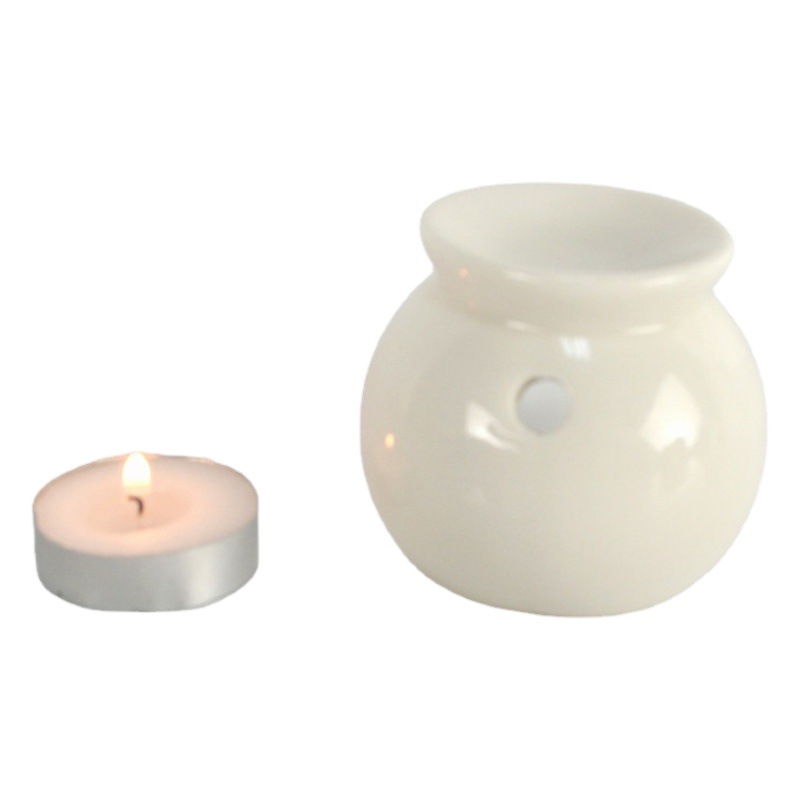 Factory Direct Supply Ceramic Aromatherapy Small Incense Burner Fireless Aromatherapy Cross-Border Ceramic Aromatherapy Burner Crafts Ceramic Ornaments