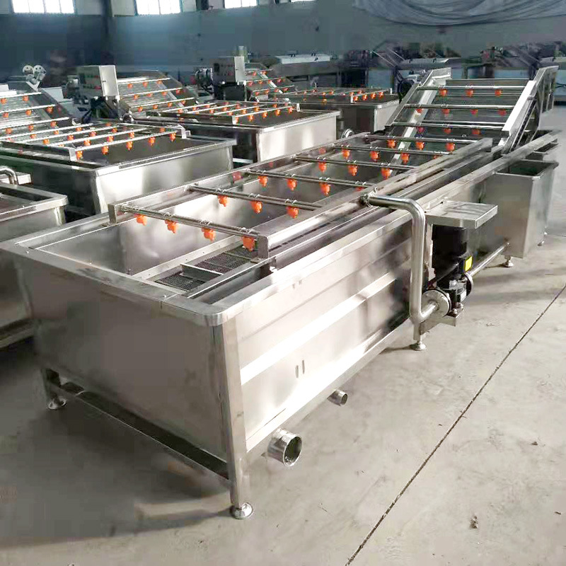 4米碗豆荚清洗机 湖北毛豆清洗机 气泡式清洗设备 三誉