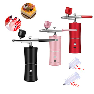 Art spray pen model inkjet painting nail tattoo mini spray gun air pump suit facial beauty cake mist gun