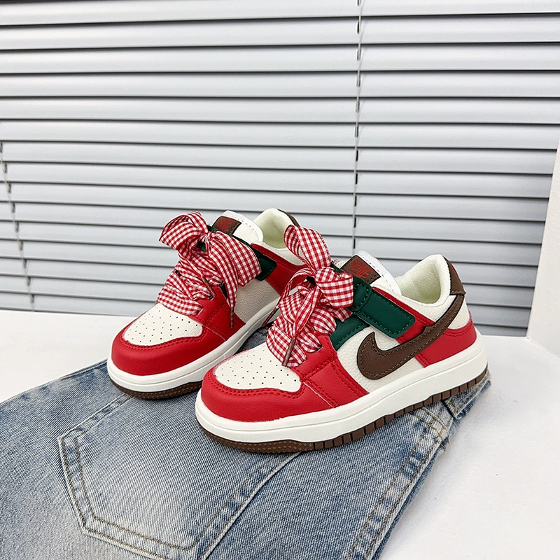 Air Jordan, высокие кроссовки, универсальные низкие красные кеды для отдыха для мальчиков, мягкая подошва