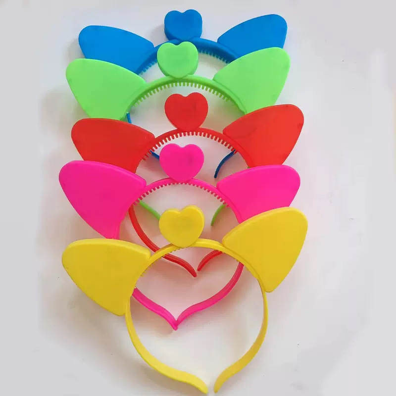 Amazon comercio exterior concierto brillo animador cabello tocado de cuerno de buey para niños corpos de cabello jardín de infantes