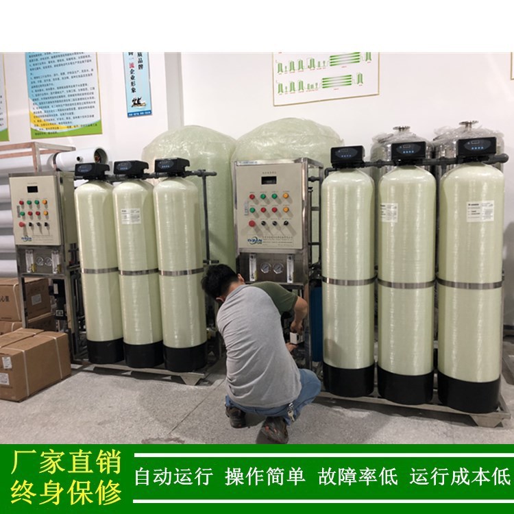 供应汽护用品生产用去离子水机0.5T/H工业反渗透纯水设备全自动型