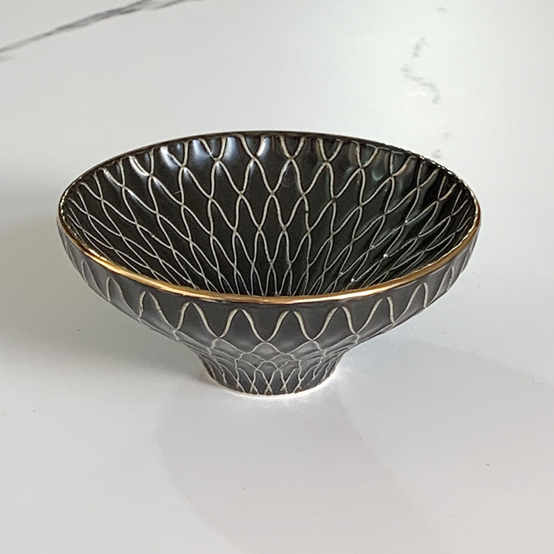 Model Room Model Room Ceramic Creative Tableware Round Cup Table Decoration Decoration Matchinging