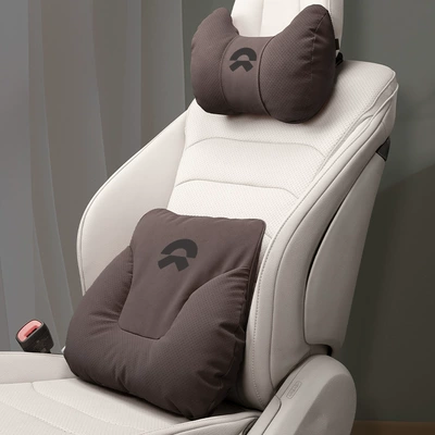 Supplies: Headrest - horn-model-mocha-brown-nio-headrest-lumbar-support-one-each