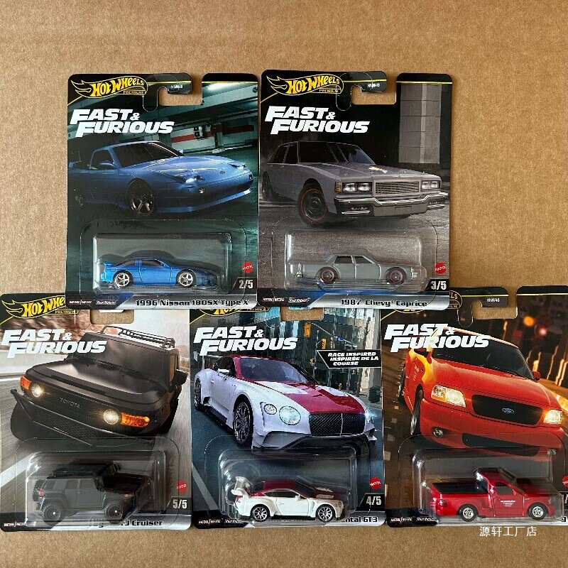 Fast and Furious Collector's Edition Series Hot Wheels Gbw75 Iron Base Rubber Tire Alloy Car Model Hnw46