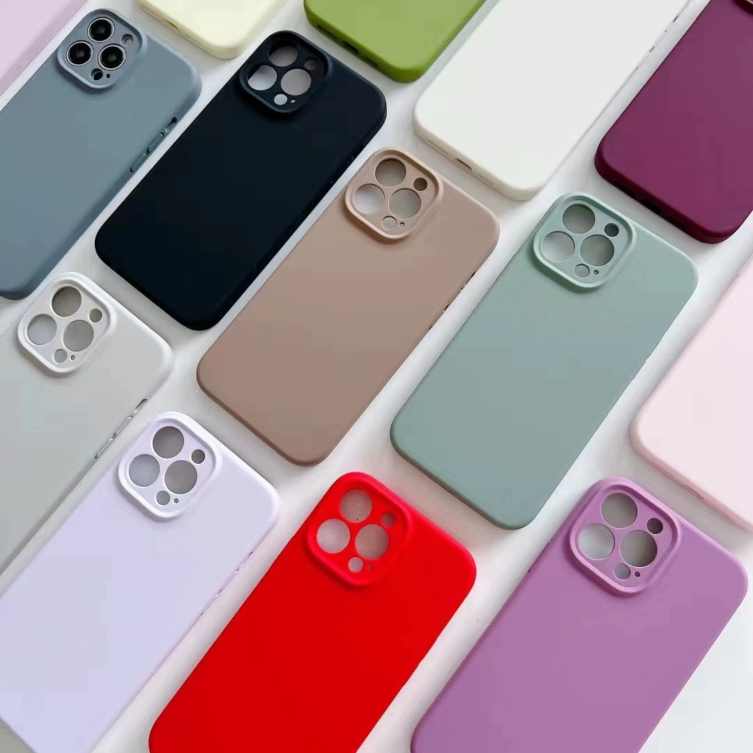 Apple, силиконовый чехол с совместимым объективом, защитный чехол Pro, 14 Pro Max, защита от падений
