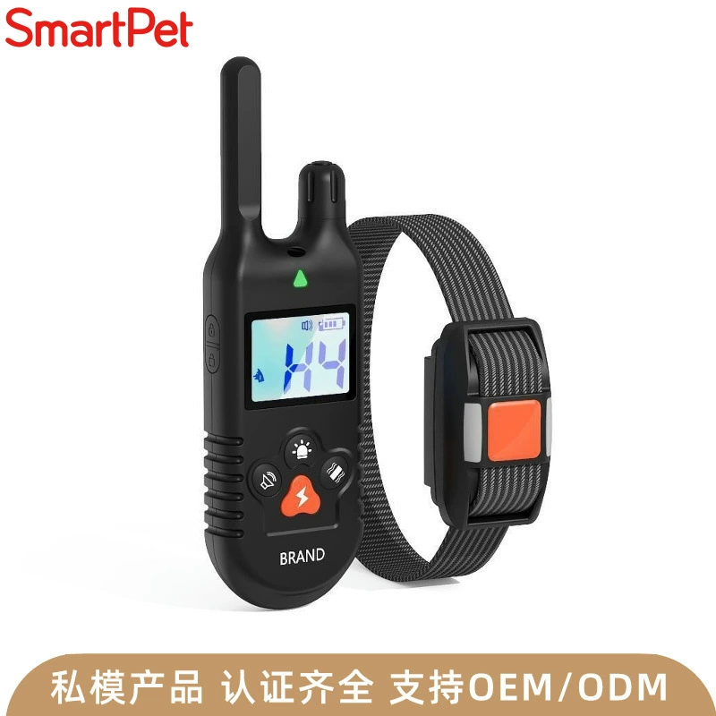 Ультразвуковой ошейник SmartPet для дрессировки собак с дистанционным управлением, функцией блокировки ключа и электрошоком, для крупных собак, предотвращающий лай.