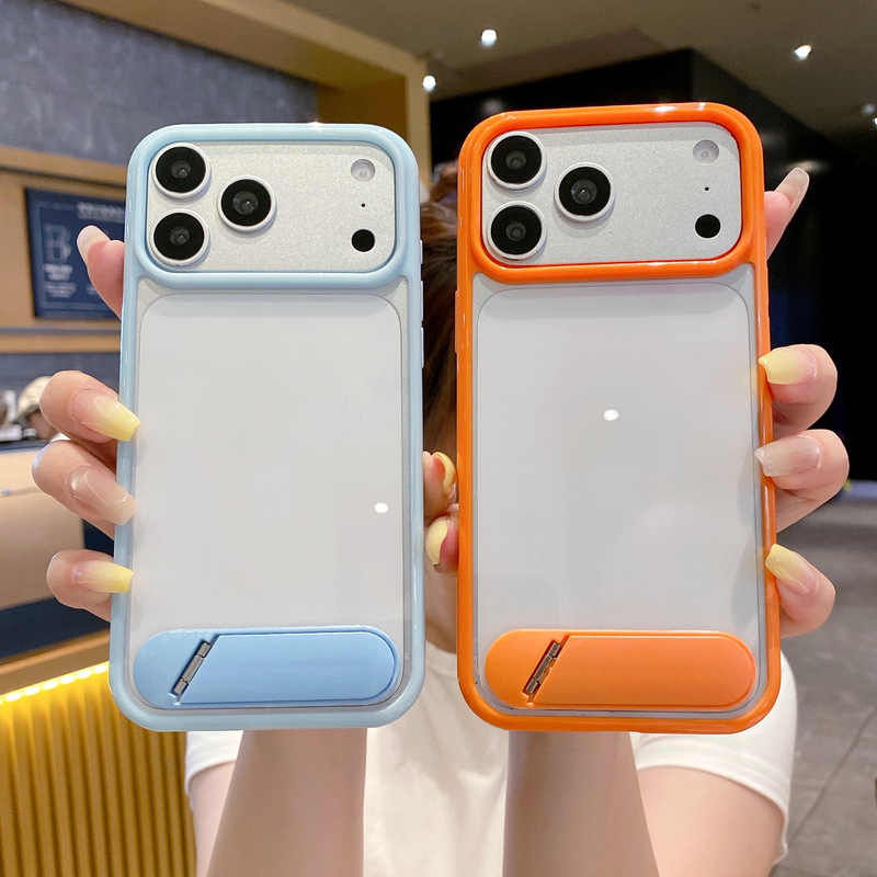 New Model Suitable for Apple 17 Pro Max Phone Case with Stand, iPhone 16 Summer Full-Cover 15 Protective Case Wholesale